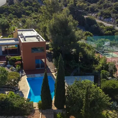 With Swimming Pool And Tennis/basketball Court