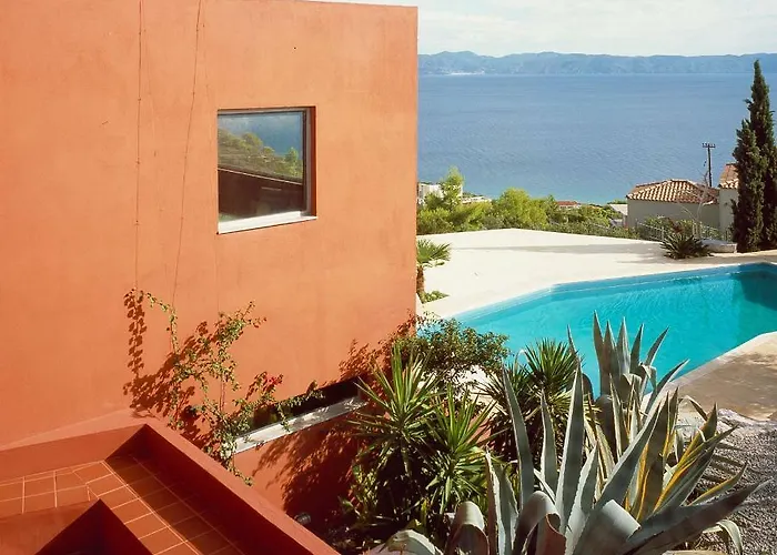 With Swimming Pool And Tennis/basketball Court Theologos (Phthiotis)